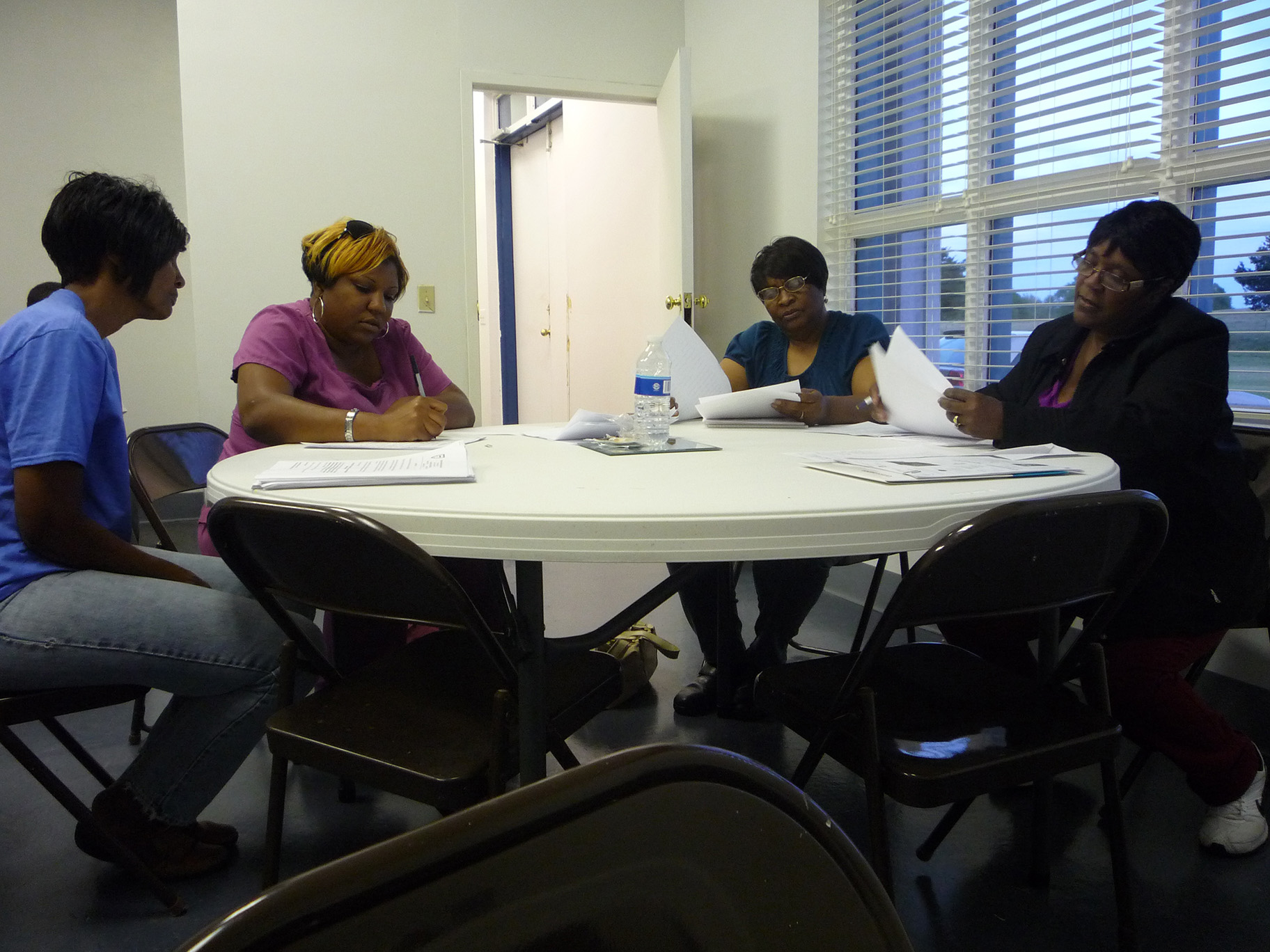 Women having a meeting