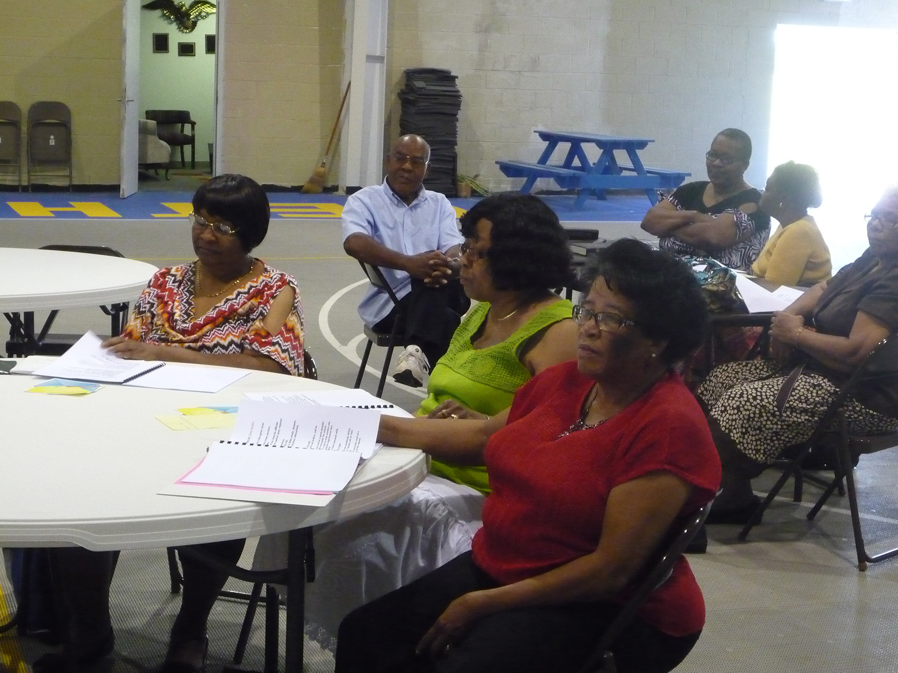 Lay Orgainzation at a meeting